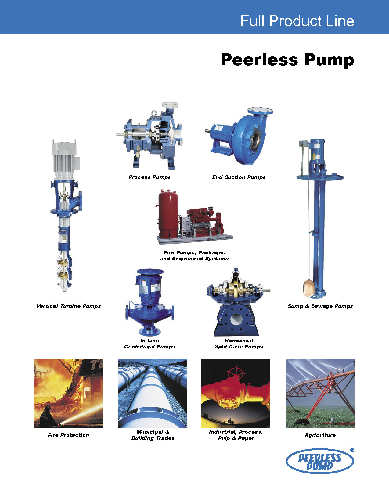 Peerless Pump Full Product Line