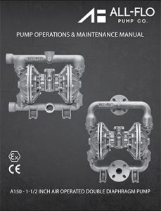 A150 Metal 1-1/2 INCH AIR OPERATED DOUBLE DIAPHRAGM All-FLo Detroit Pump