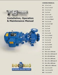 Flowserve Innomag Advanced Sealless pumps TBmagManual Detroit Pump pdf