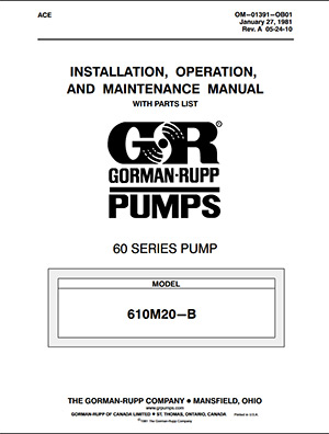 Gorman-Rupp - Detroit Pump & Mfg. Co. Centrifugal Submersible