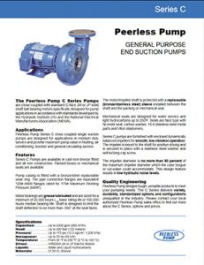Peerless C Series Pump Detroit Pump